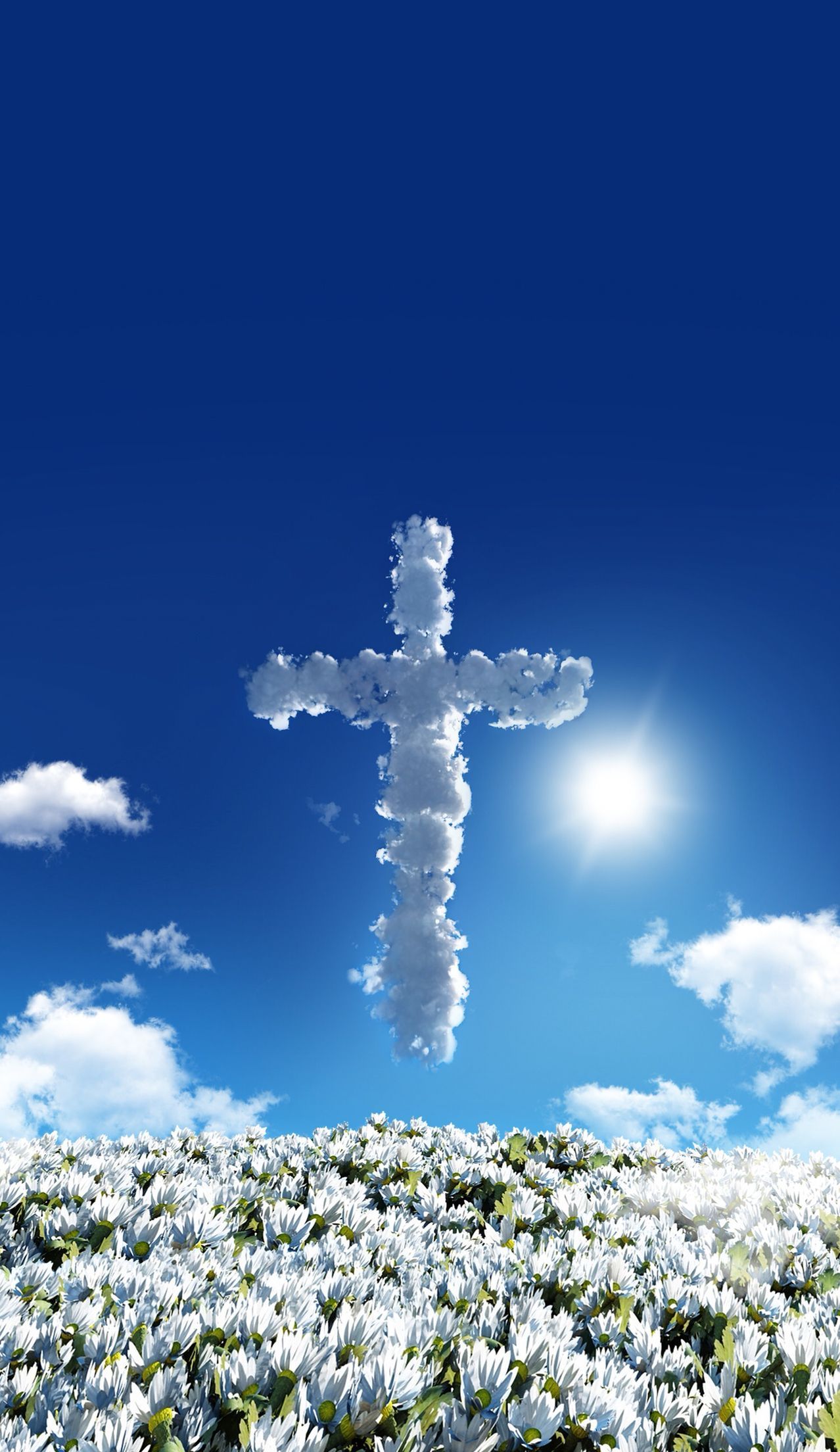 Beautiful Cross and Clouds Sunshine  Christian Animated Wallpaper  Backgrounds Loops  YouTube