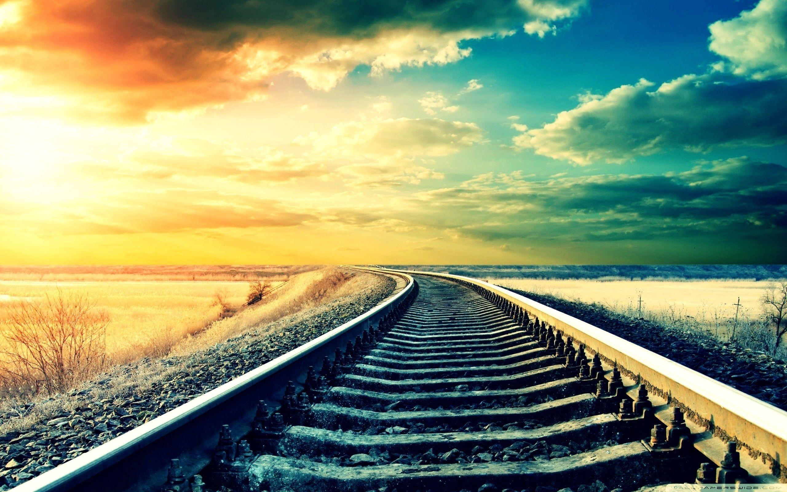 Train Track Wallpaper