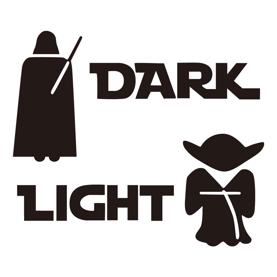Dark Side Light Side Clipart