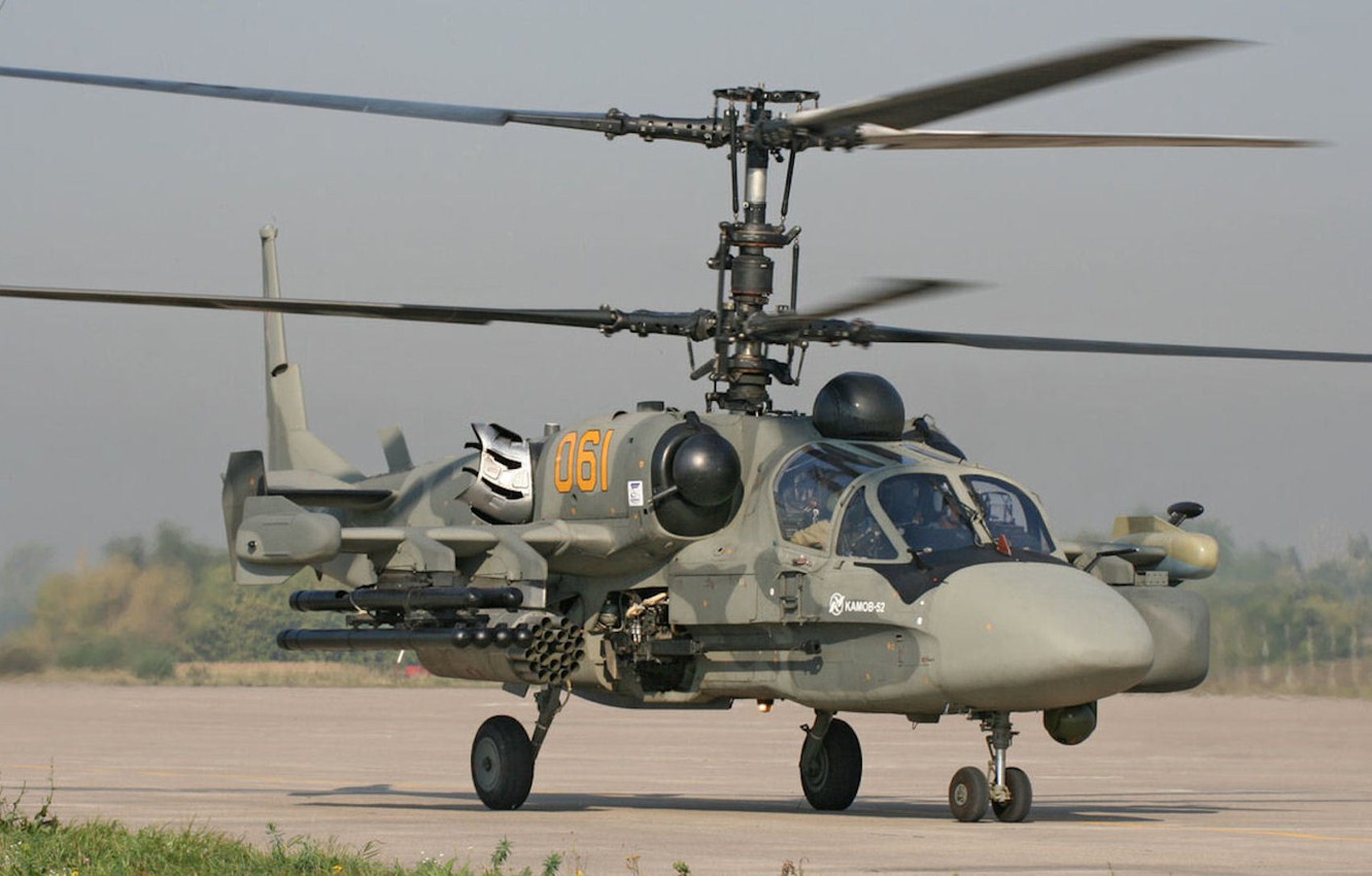 Wallpaper Kamov, Ka 52, Alligator, The Russian Air Force, Russian Attack Helicopter Image For Desktop, Section авиация