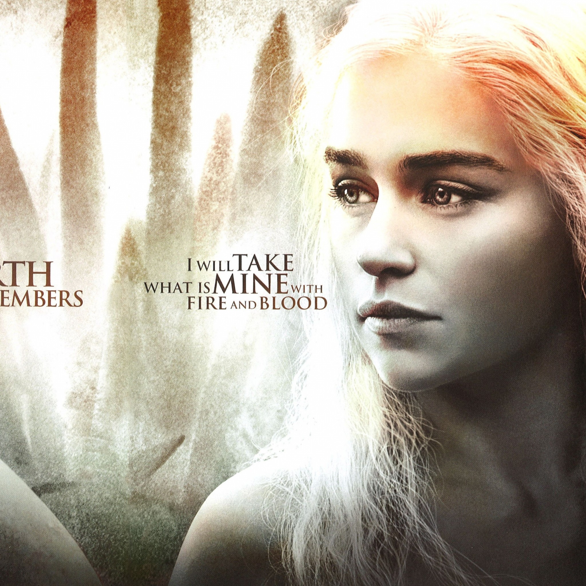 Preview wallpaper game of thrones, season 4, daenerys targaryen, jon snow, main