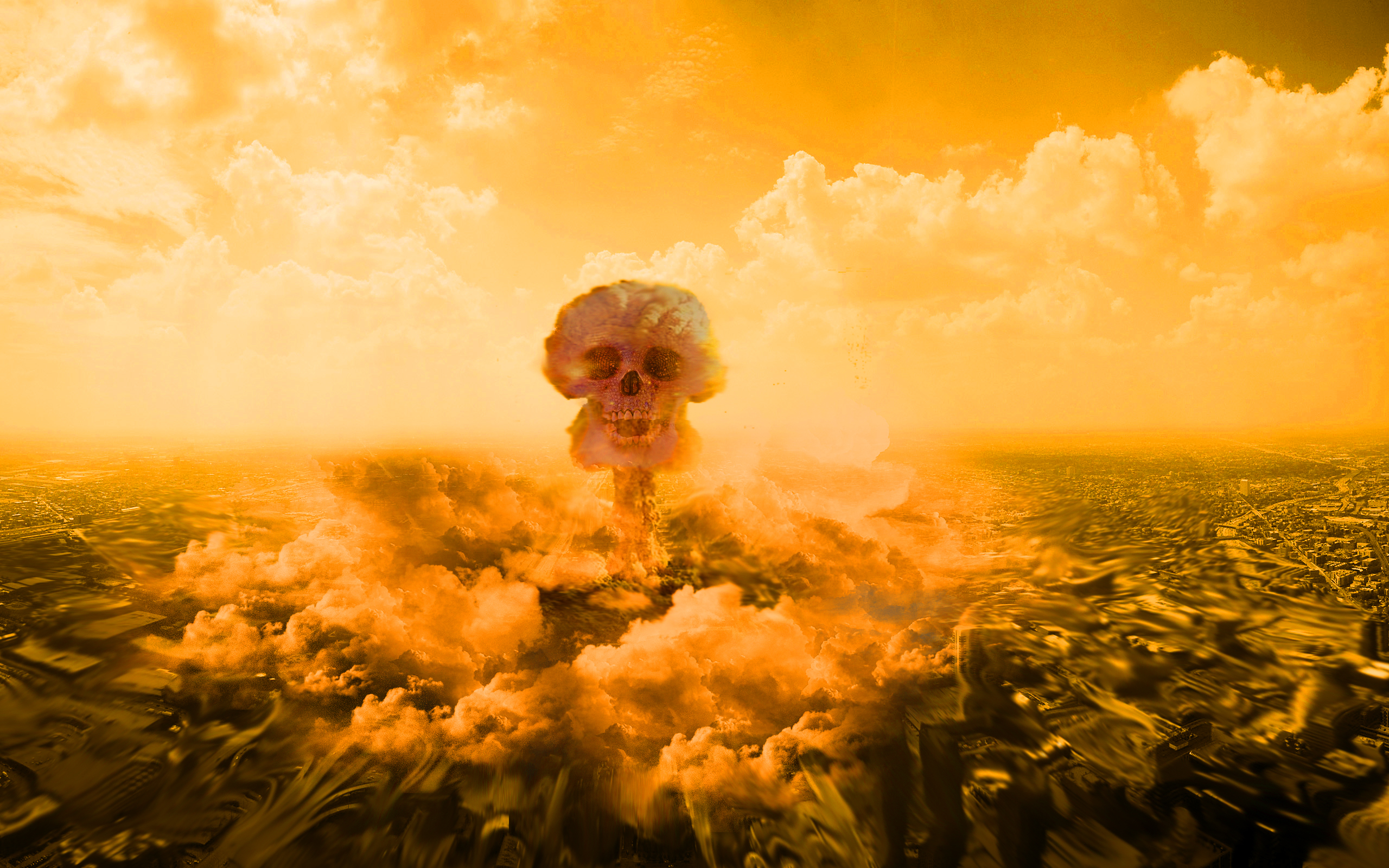 Nuclear Explosion Skull