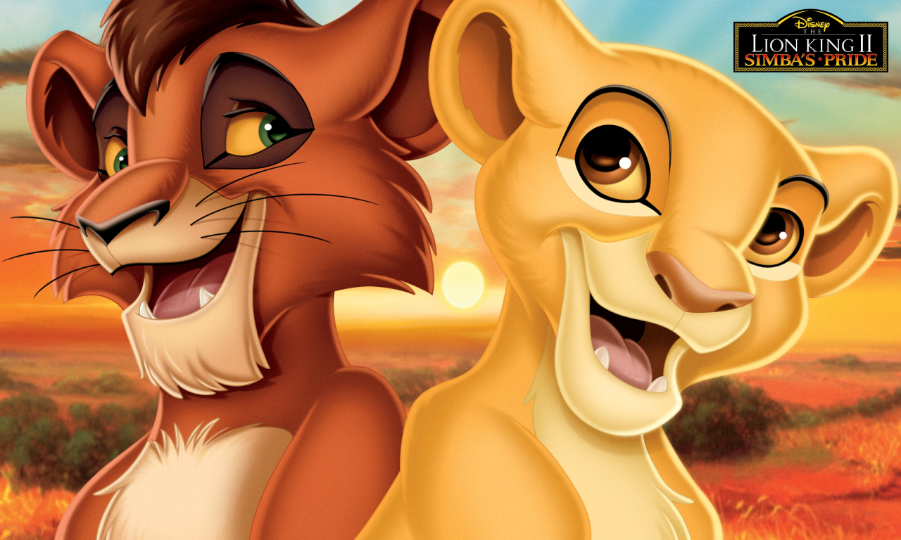 The Lion King 2:Simba's Pride Photo: Kiara and Kovu Wallpaper. Lion king Lion king ii, Lion king