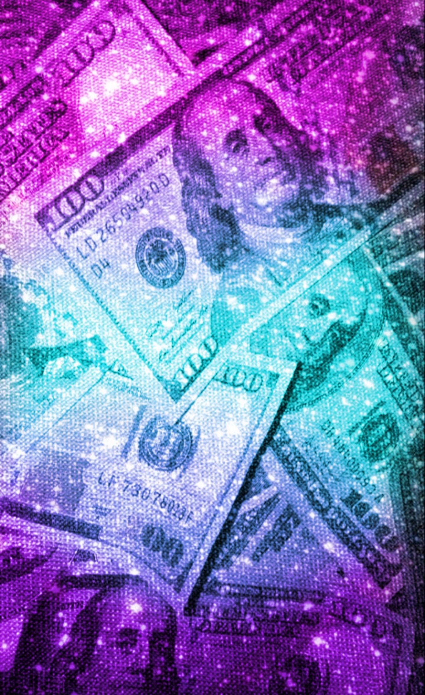 Money glitter. Fractal art, Mobile wallpaper, Wallpaper