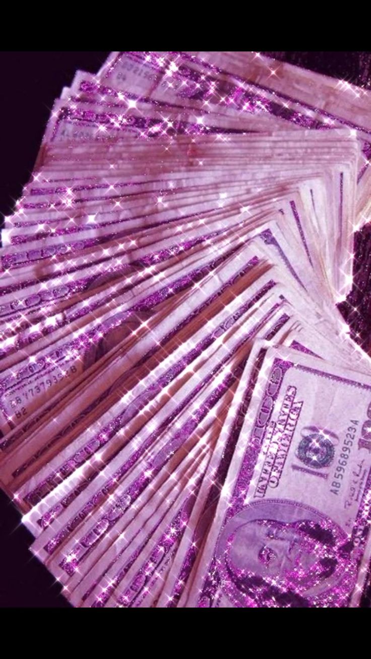 Baddie Aesthetic Glitter Money, HD wallpaper