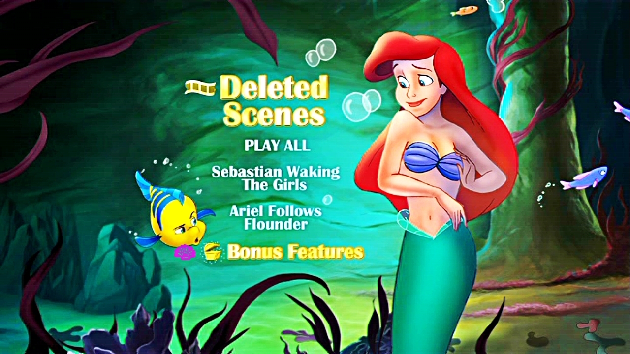 Walt Disney Menus Little Mermaid: Ariel's Beginning Disney Characters Photo