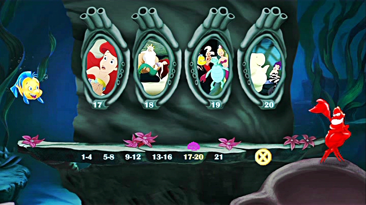 Walt Disney Menus Little Mermaid: Ariel's Beginning Disney Characters Photo