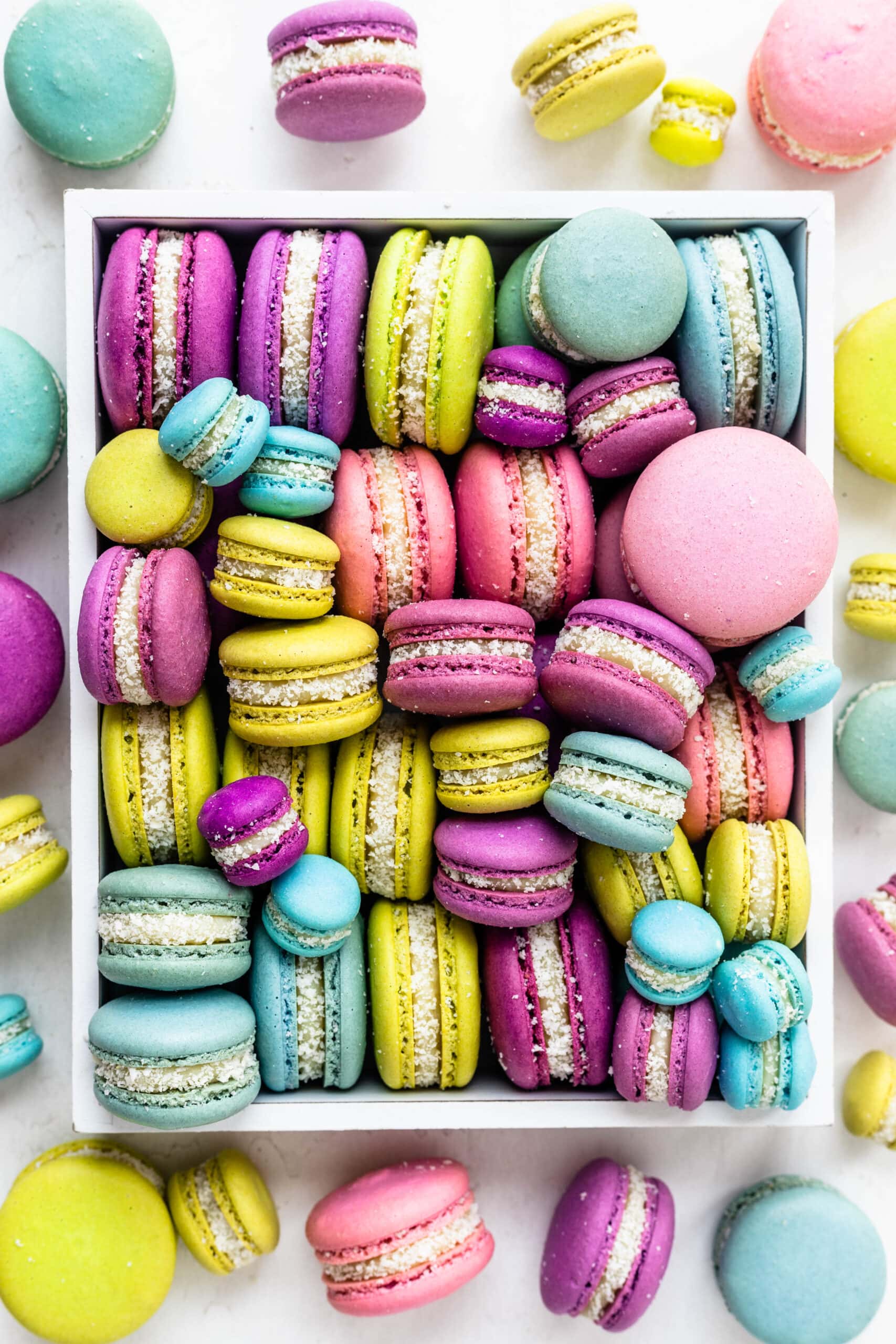 Coconut Fudge Macarons and Tacos