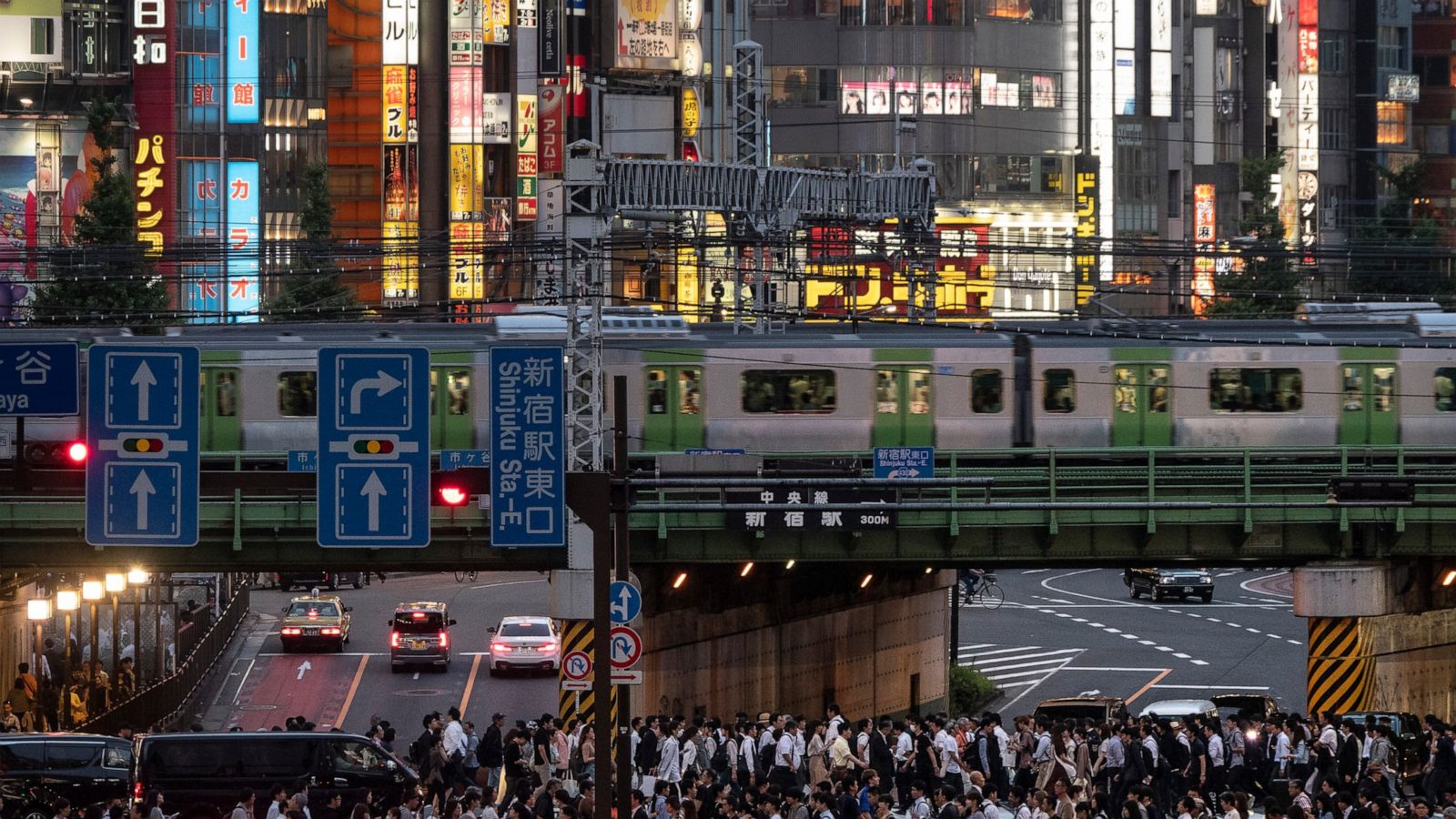 AP Photo: In the loop: Tokyo from a commuter train line