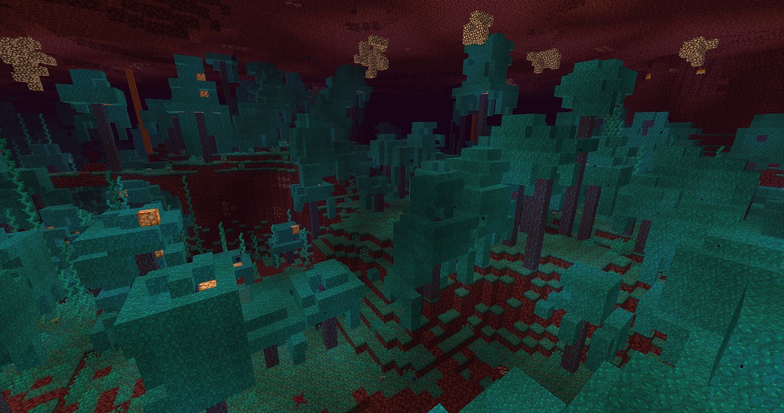 Minecraft 1.16 искаженный лес