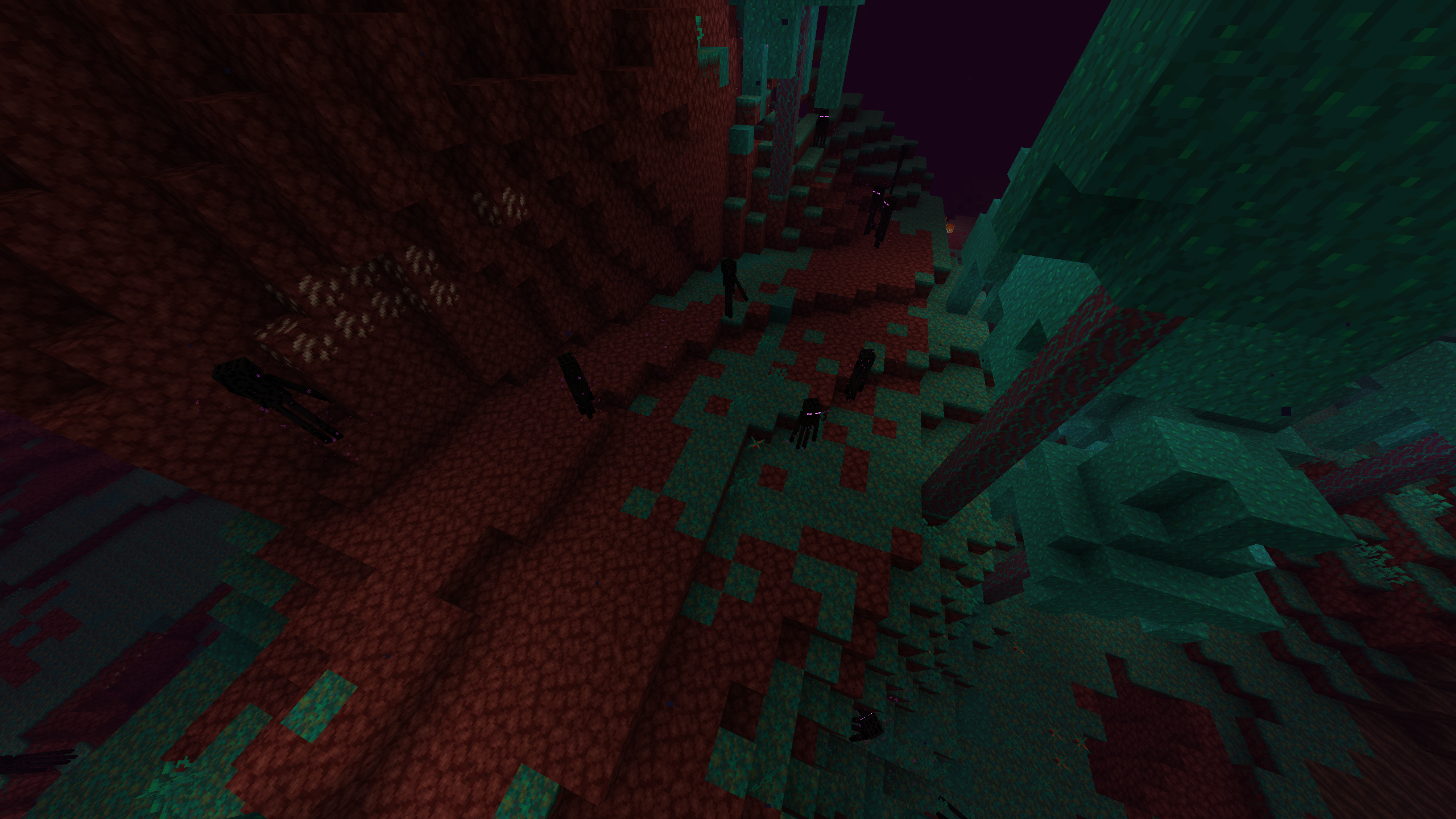 MC 170856 High Enderman Spawn Rates In Warped Forests