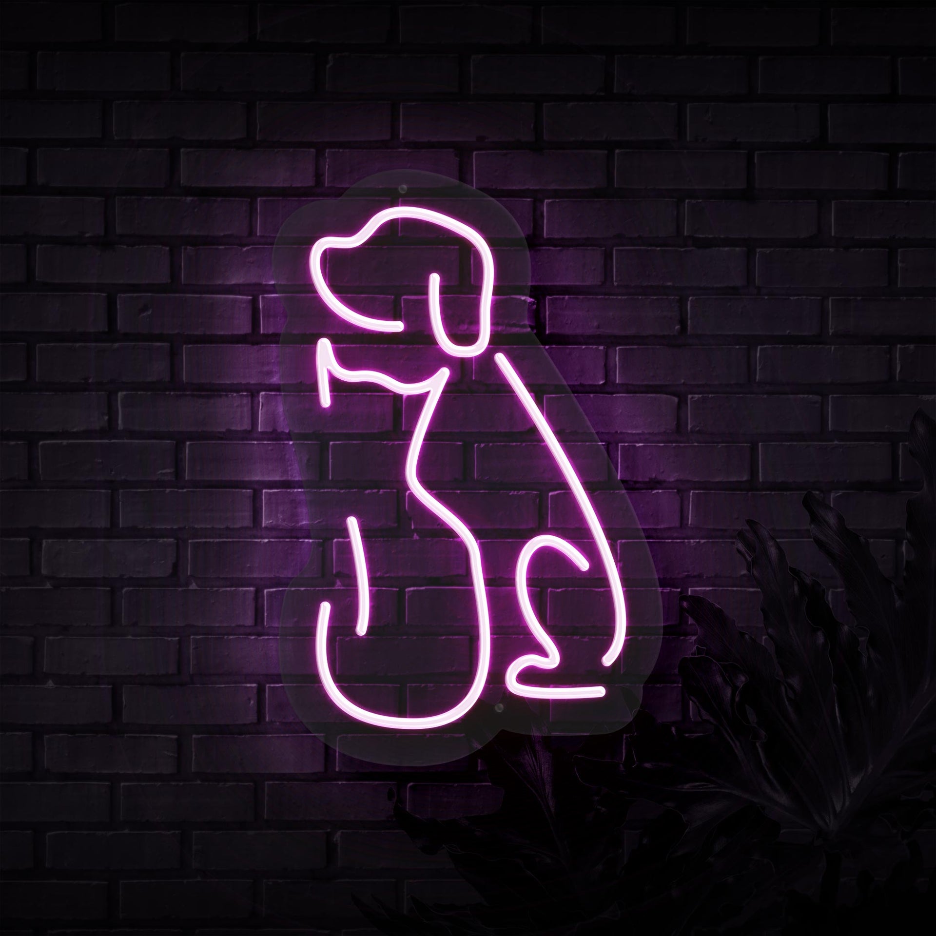 Cat & Dog Neon Sign. Sketch & Etch US