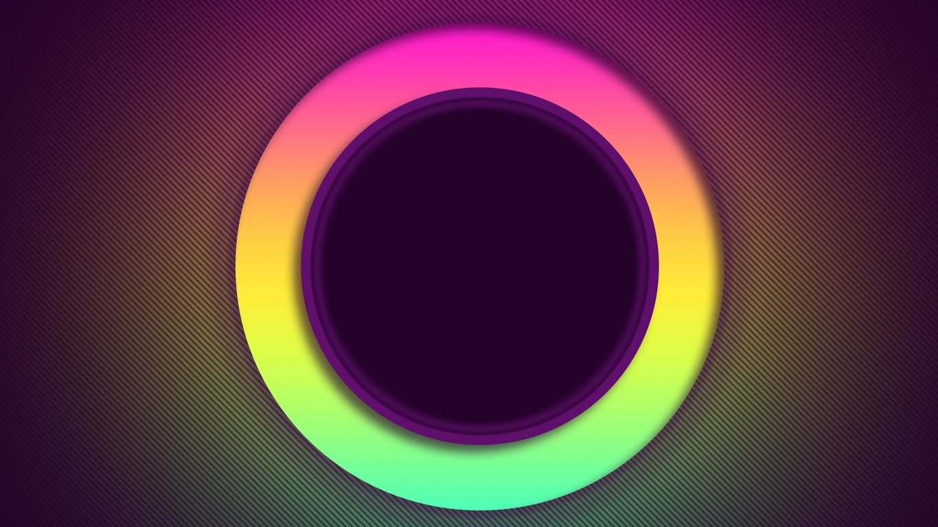 Glowing ring circle abstract wallpaper background