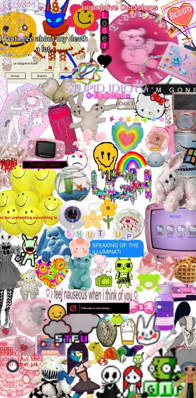 Hello Kitty Stickers - weirdcore, kidcore - Roblox