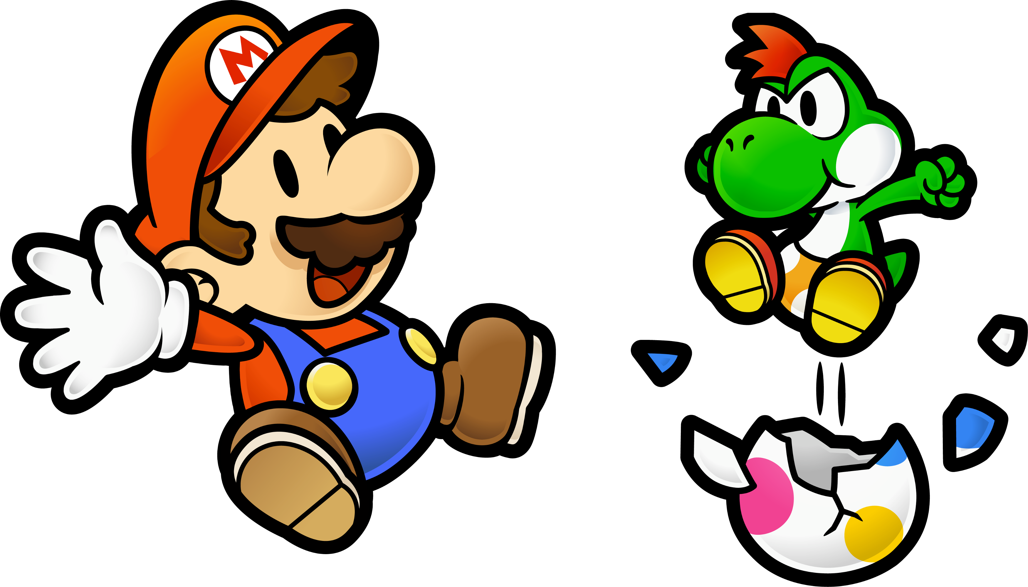 Download Mario Wallpapers Entitled Mario And Yoshi Kid.