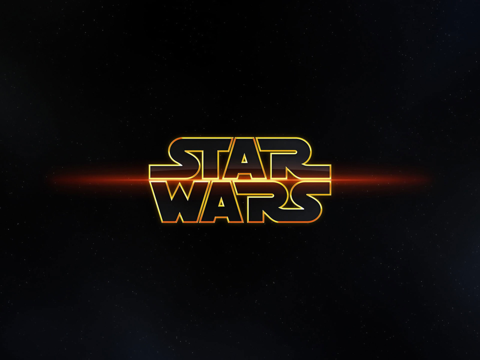 Star Wars Logo Wallpaper, Movies, Science Fiction, Typography, Neon, Illuminated • Wallpaper For You