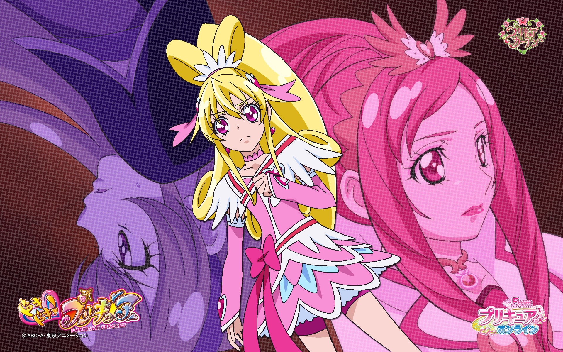 dokidoki! precure pretty cure aida mana madoka aguri regina (dokidoki! precure) bike shorts tagme wallpaper