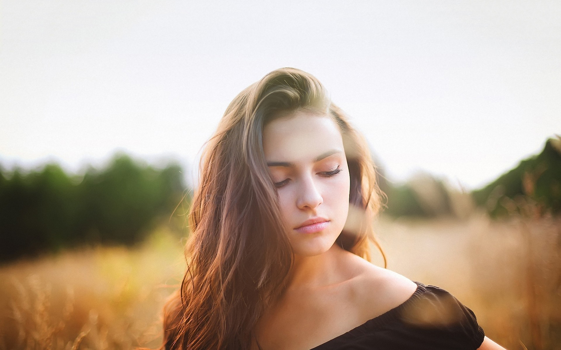 Beautiful Brunette Girl, HD Girls, 4k Wallpaper, Image, Background, Photo and Picture