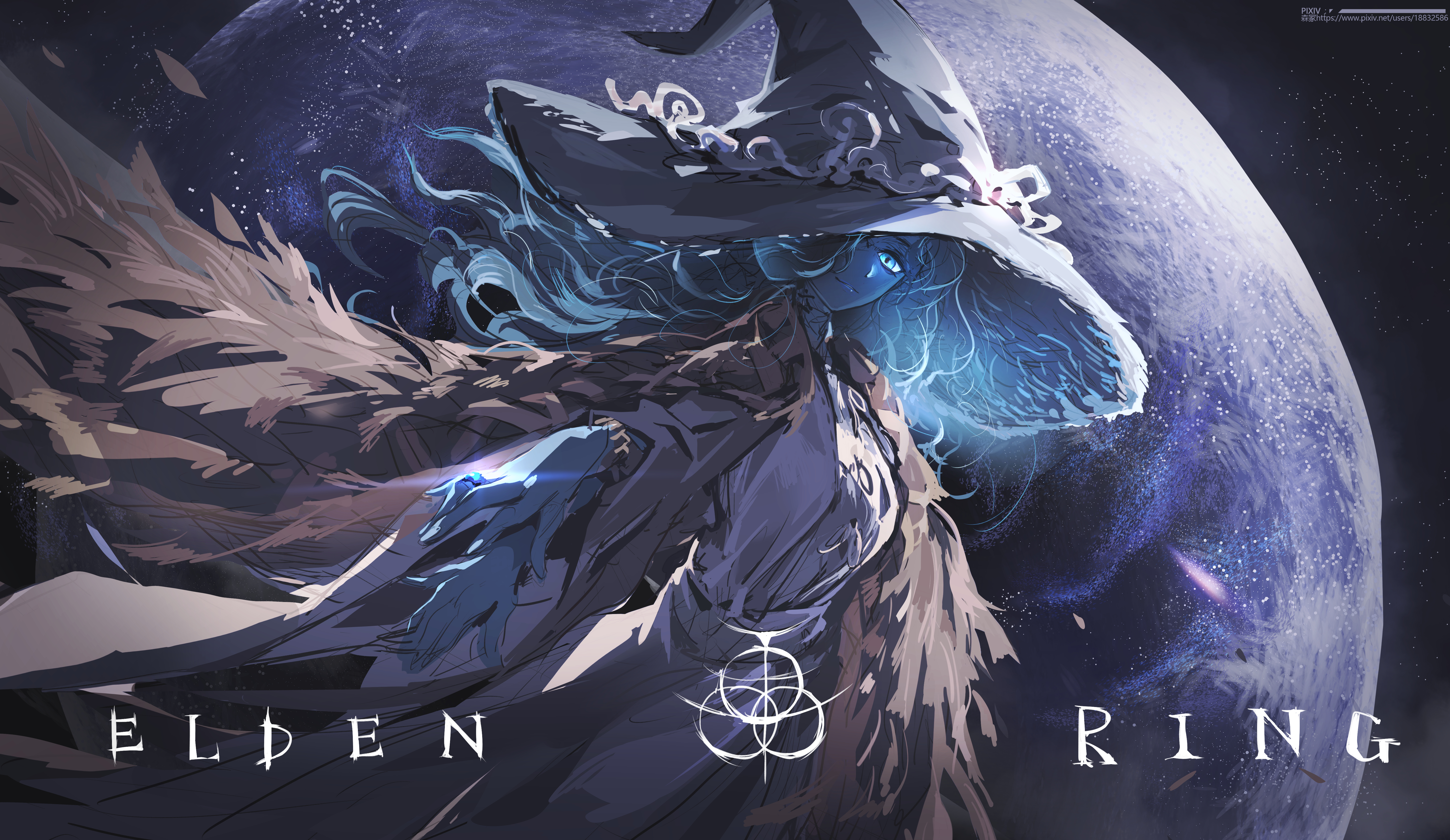 HD wallpaper: Ranni (Elden Ring), fan art, witch, Four Arms