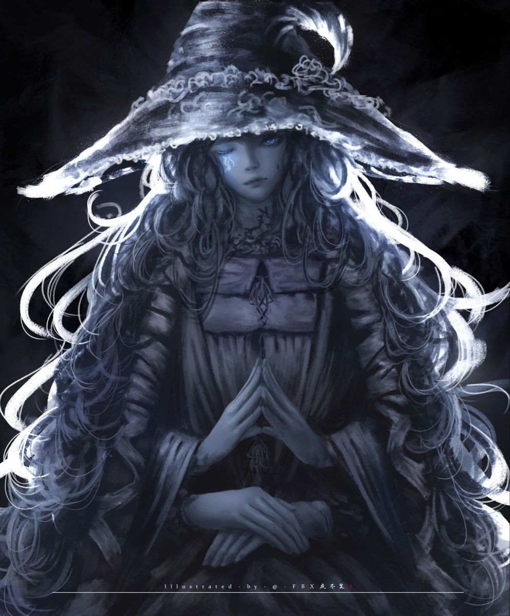 Blue Eyes Ranni the Witch Big Hat HD Elden Ring Wallpapers