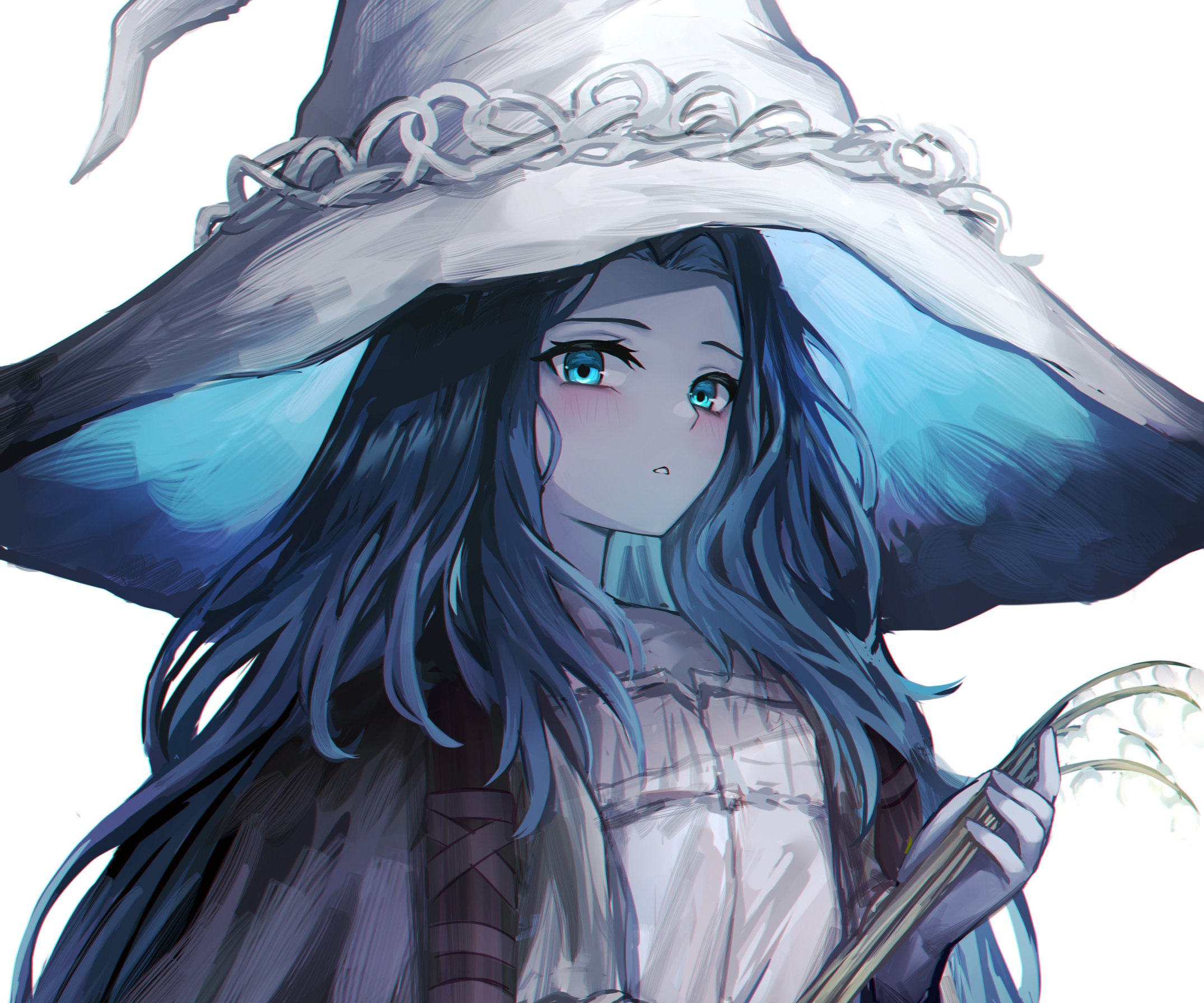 Blue Eyes Ranni the Witch Big Hat HD Elden Ring Wallpapers