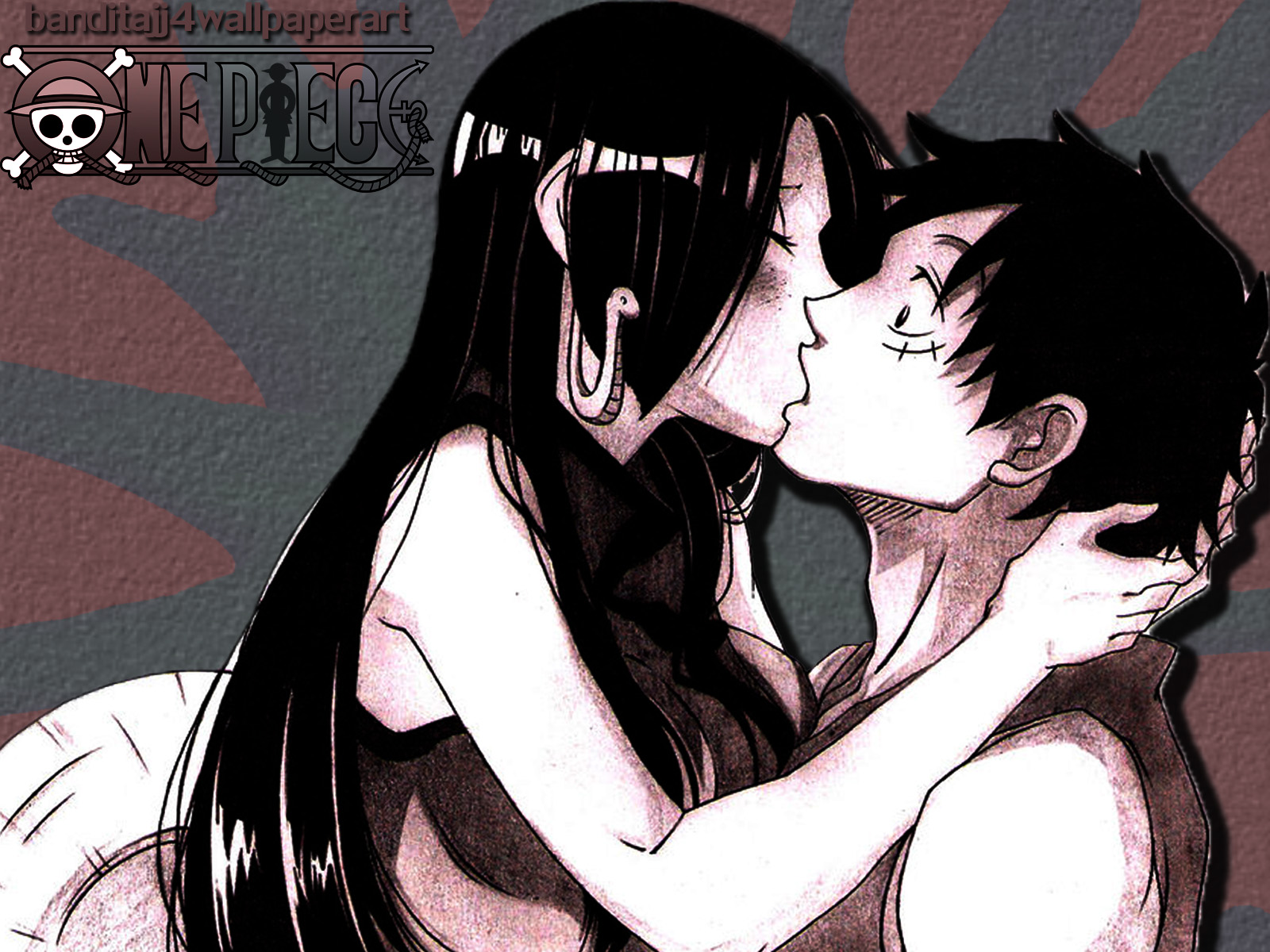 Hancock X Luffy* D. Luffy Wallpaper