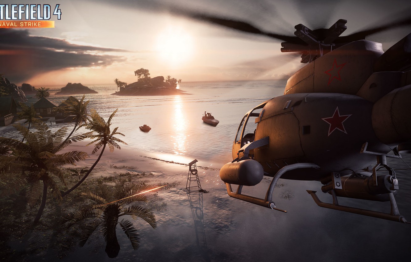 Wallpaper helicopter, Electronic Arts, Battlefield naval strike image for desktop, section игры