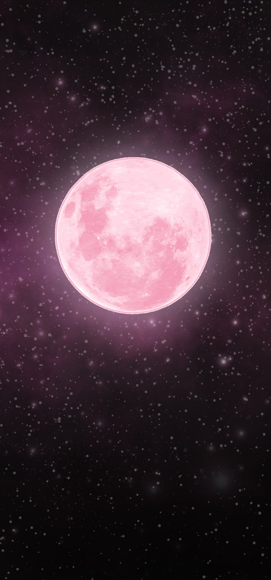 Pink And White Moon And Stars Wallpapers - Wallpaper Cave