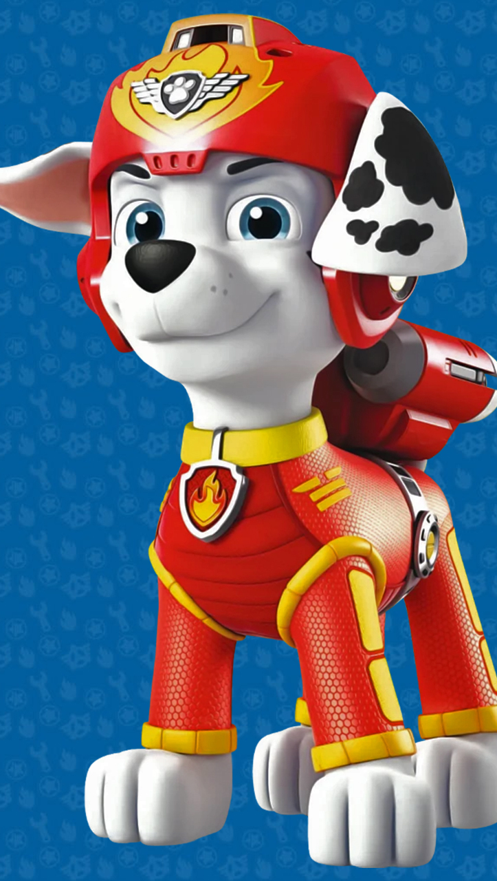 bluedigitalcat old and some new phone wallpaper I did of #Marshall from #PawPatrol