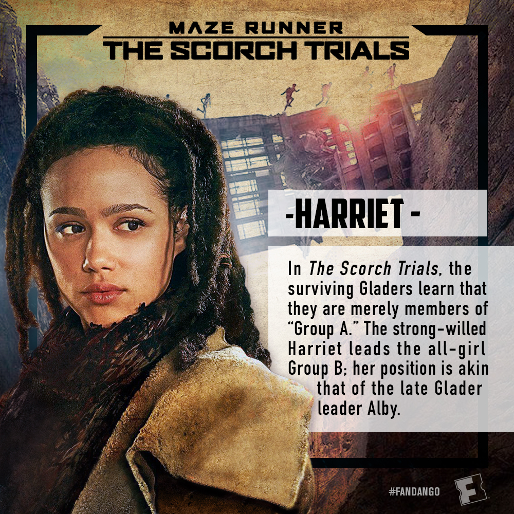 Maze Runner: The Scorch Trials' Character Cards