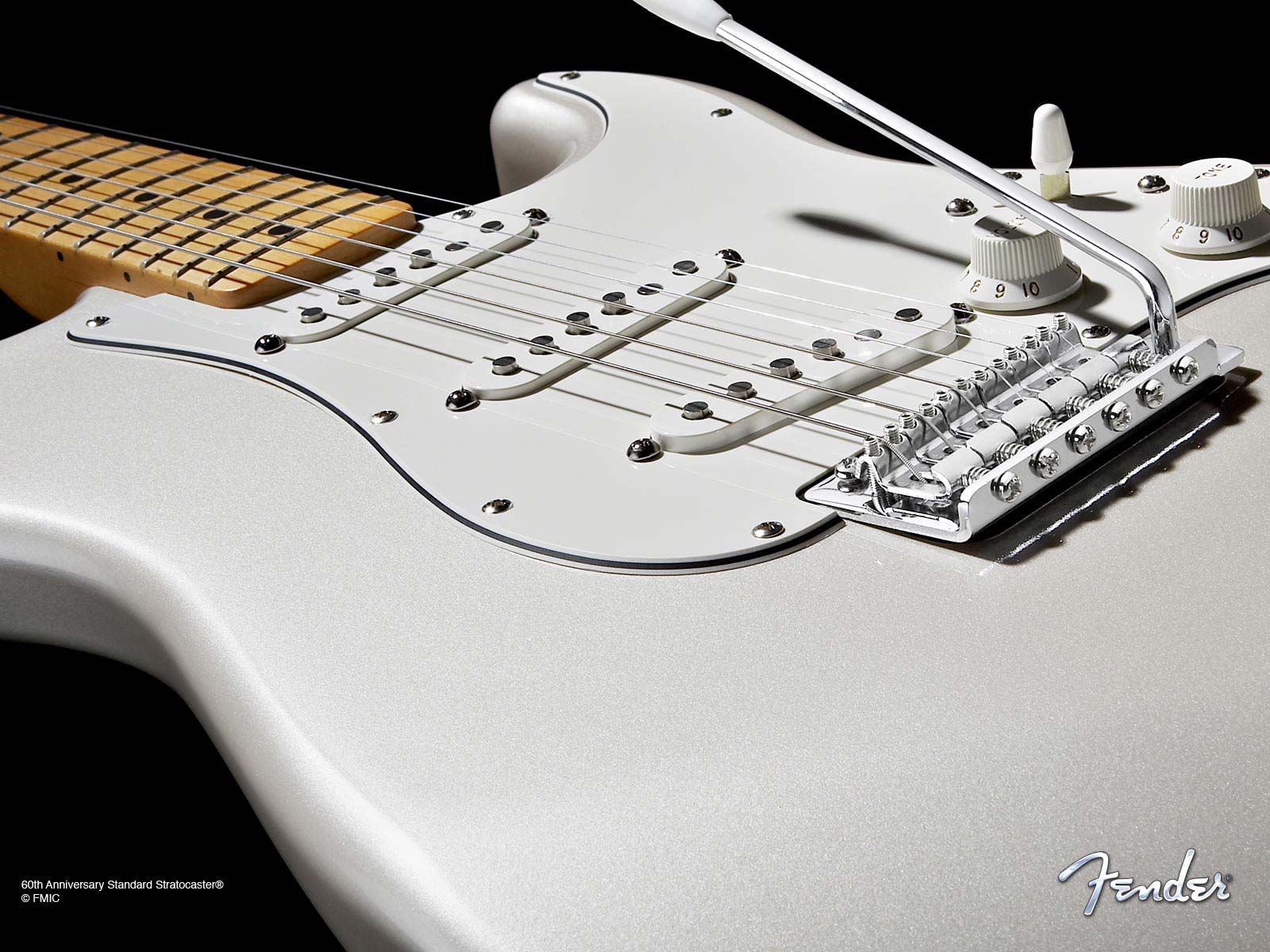 white electric guitar wallpaper