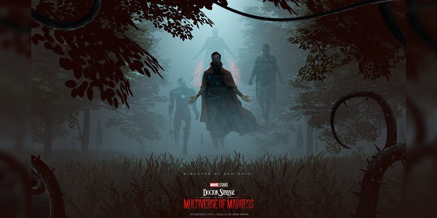 Creepy Doctor Strange 2 Fan Poster Includes Zombie Iron Man & Deadpool
