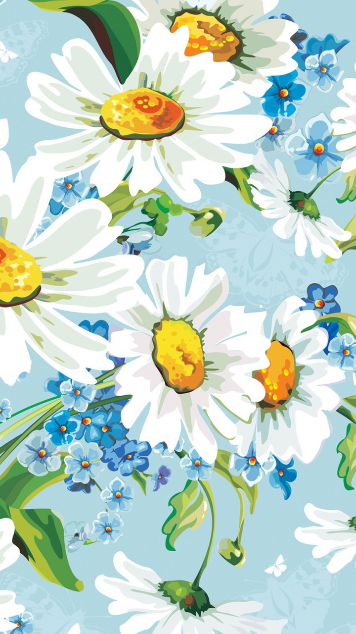 Background, Floral, Floral Wallpaper, Flowers, Phone Wallpaper Drawing Flower Wallpaper & Background Download