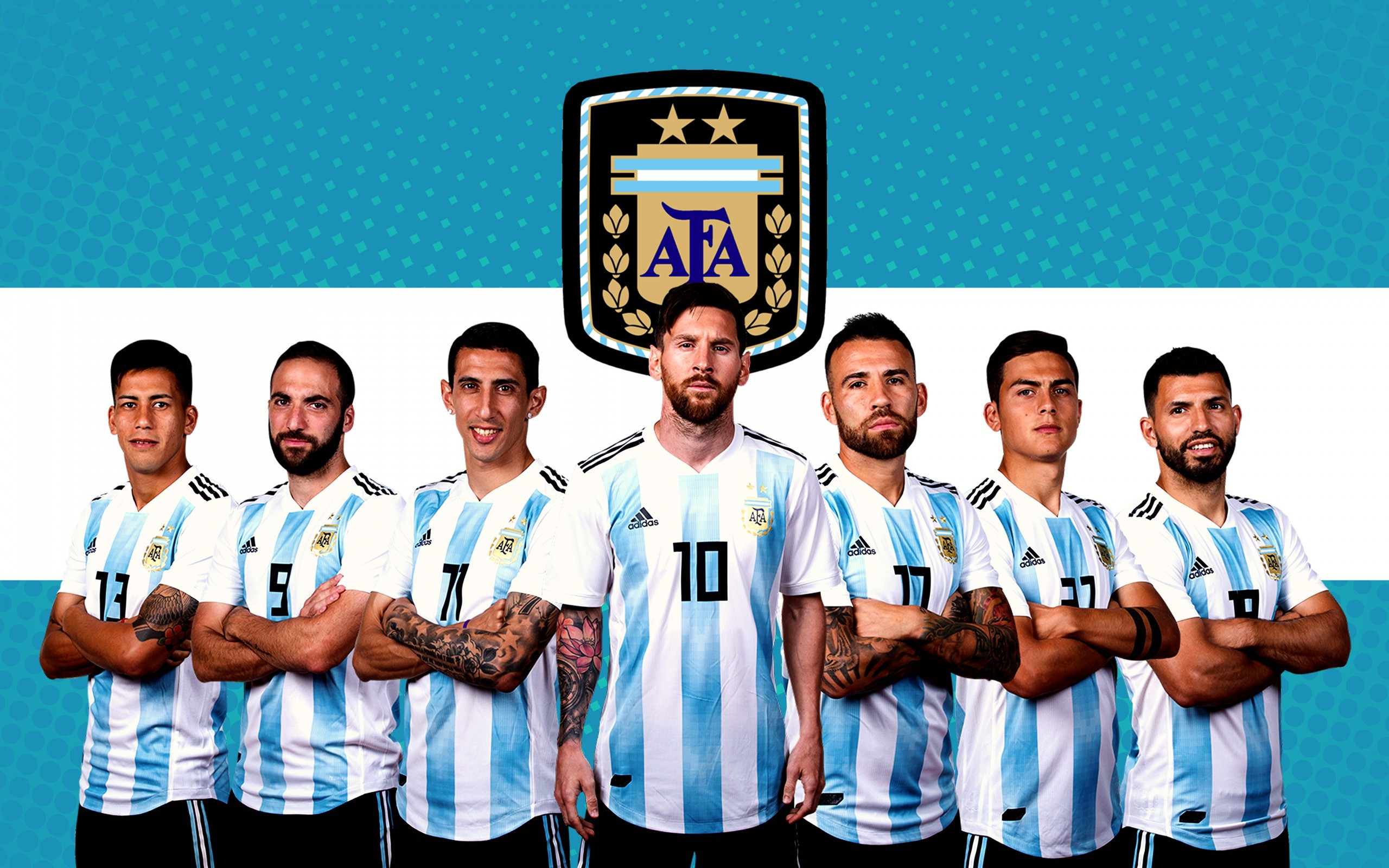 Download 2560x1600 Argentine, National Football Team Wallpaper for MacBook Pro 13 inch