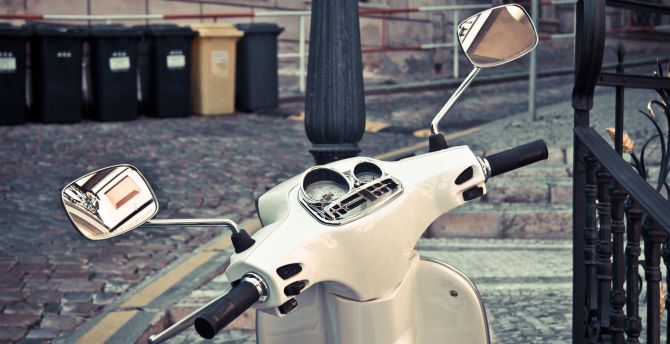 White, vespa, scooter, bike wallpaper, HD image, picture, background, ab1a8c