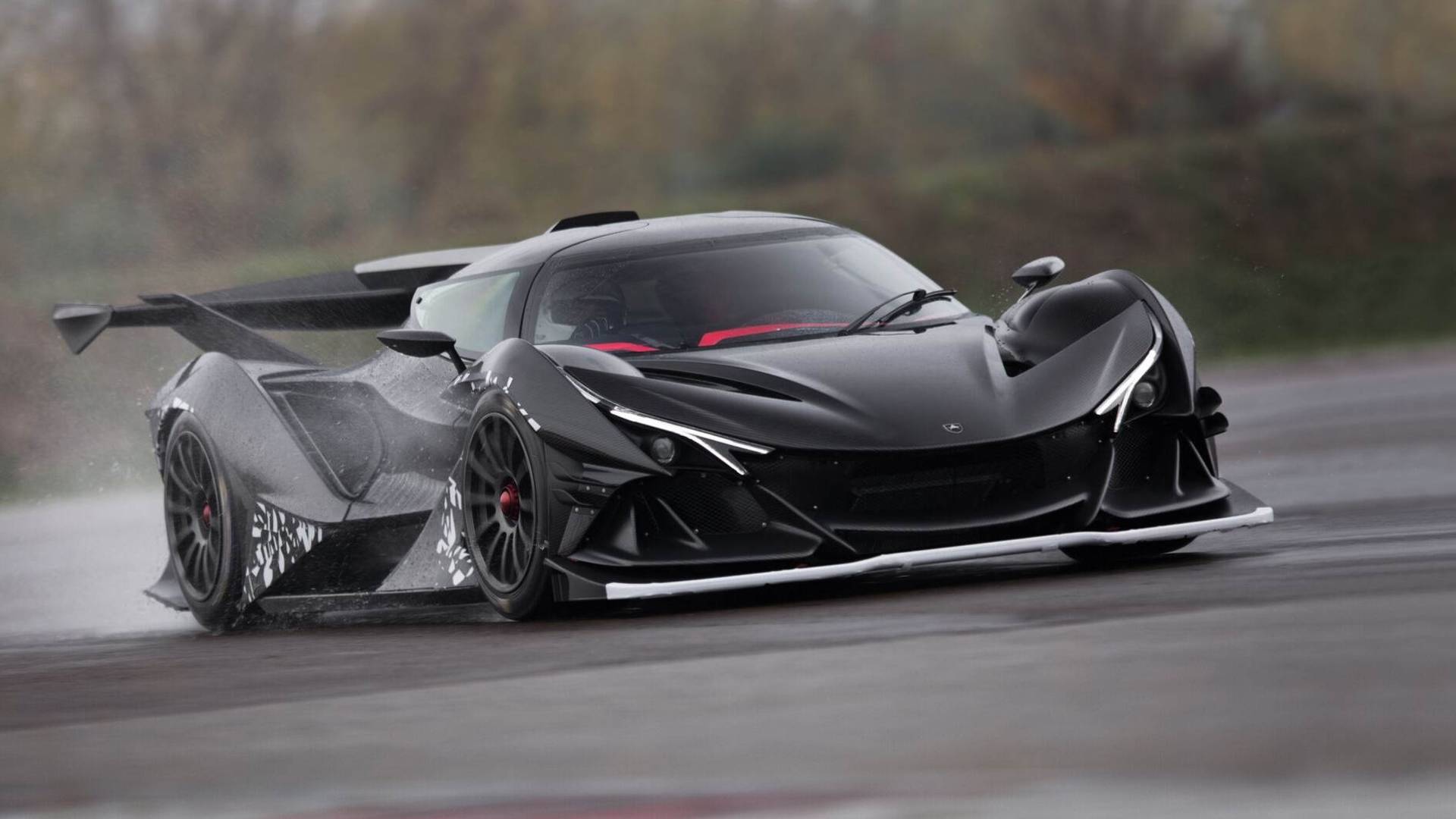 Apollo is testing its new 2018 Intensa Emozione hypercar in Italy