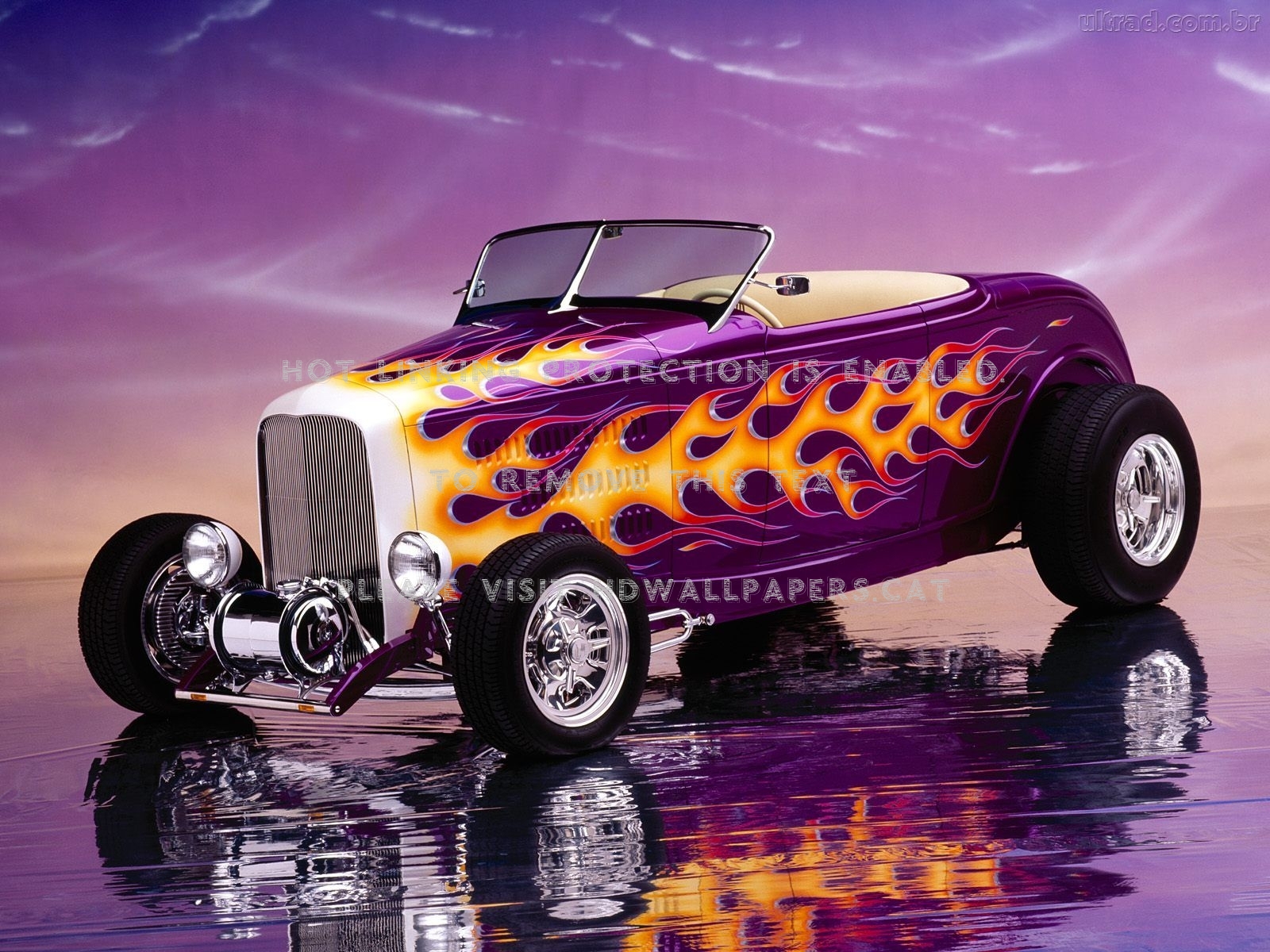 papel de parade hot rod cars