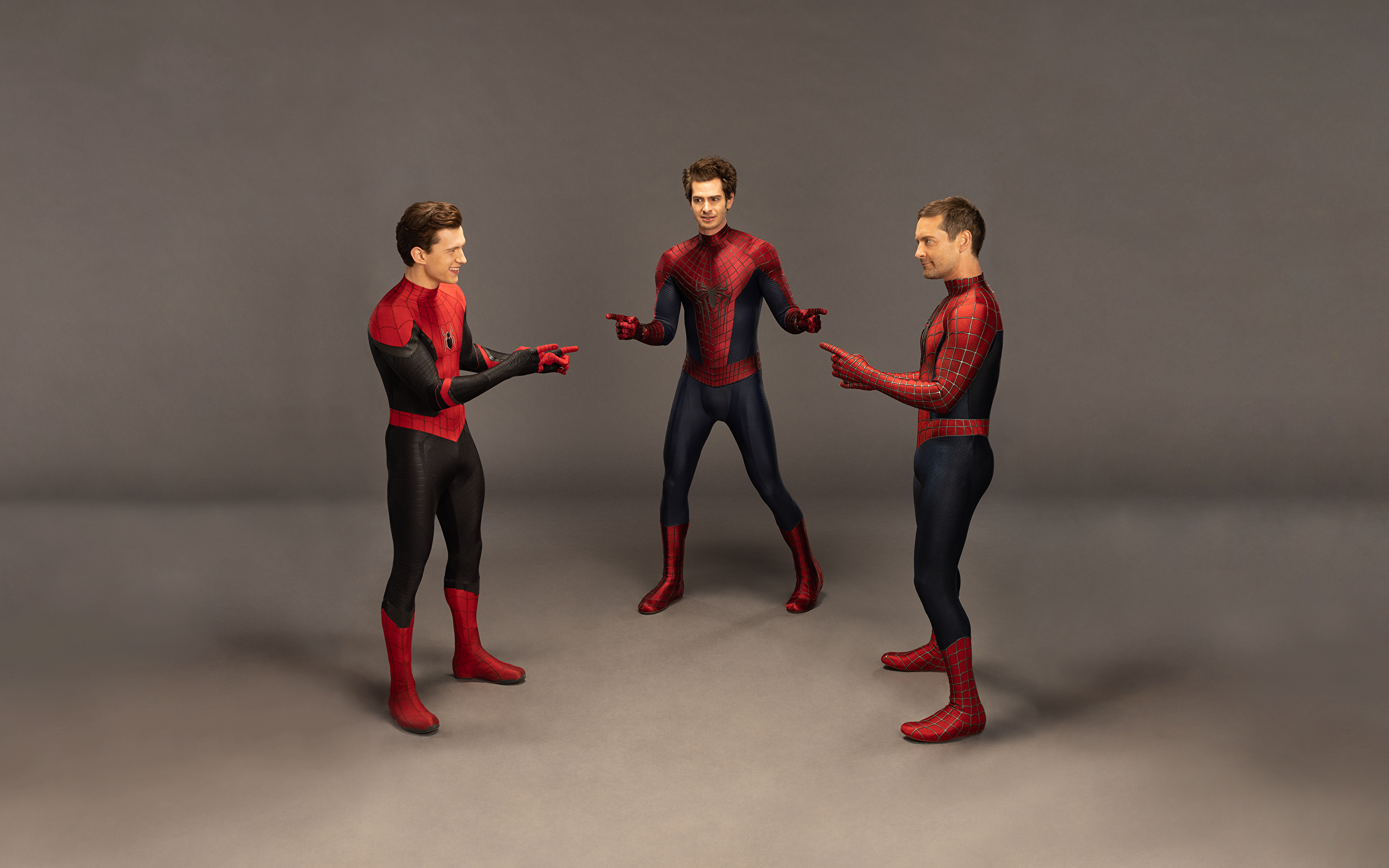 Spider Man: No Way Home Pointing Meme (3840x2160) (Desktop Wallpaper)