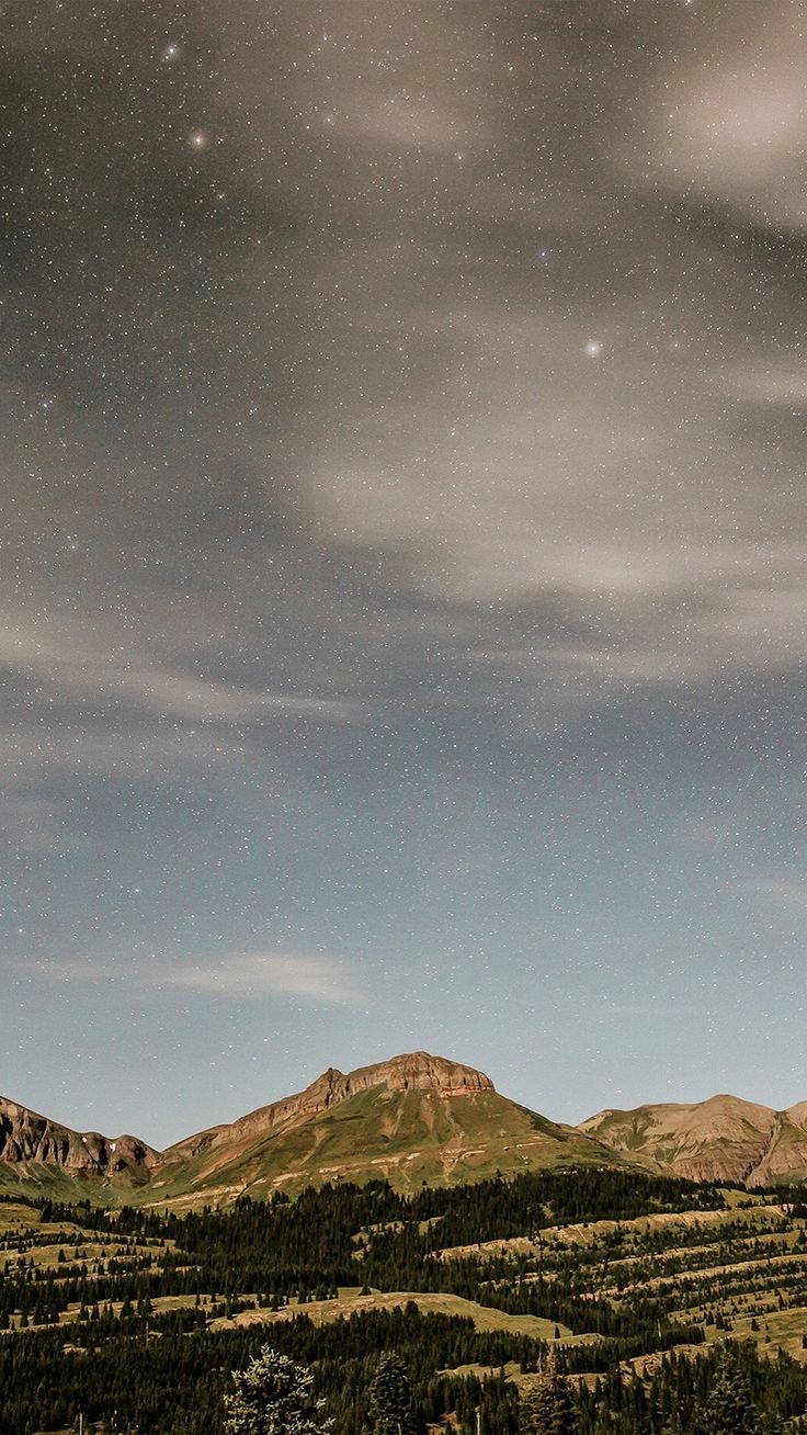 Night Mountain Sky Star Summer Nature #iPhone #wallpaper. Wallpaper iphone summer, Live wallpaper iphone, Wallpaper
