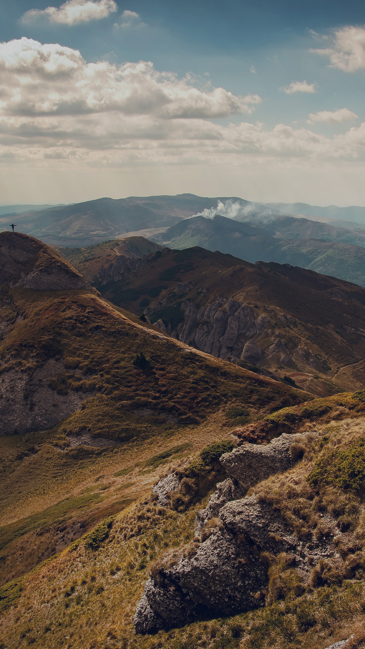 Mountain spring view dark david marcu nature Download Free Wallpaper for iPhone