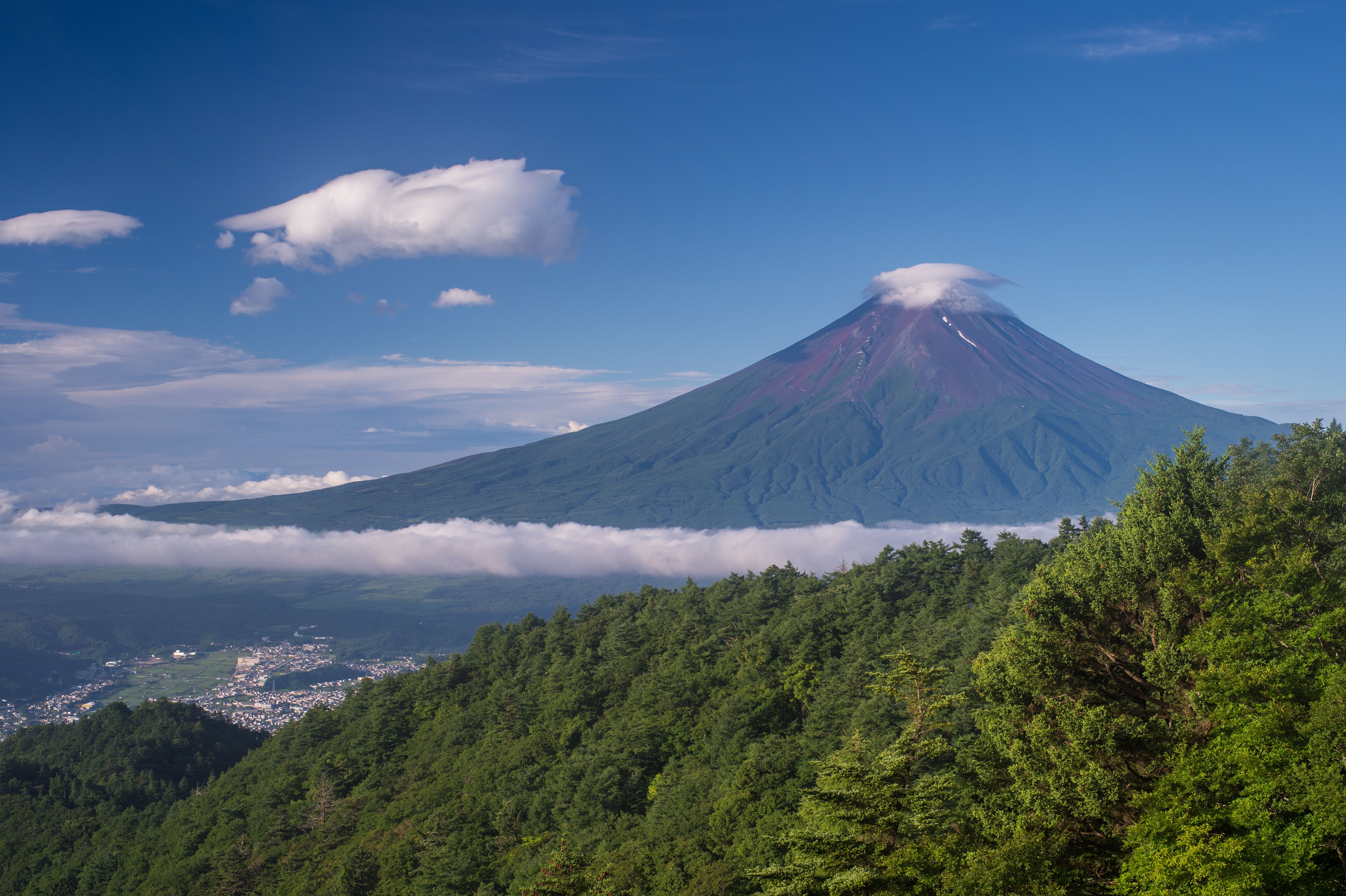 Гора Fuji Япония