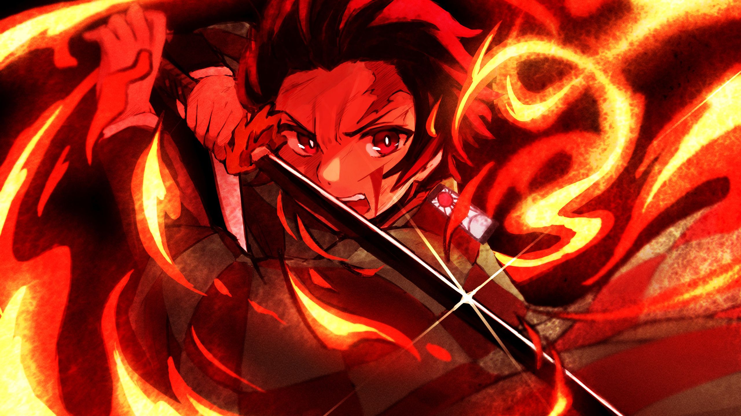 Demon Slayer Fire Wallpaper Free Demon Slayer Fire Background