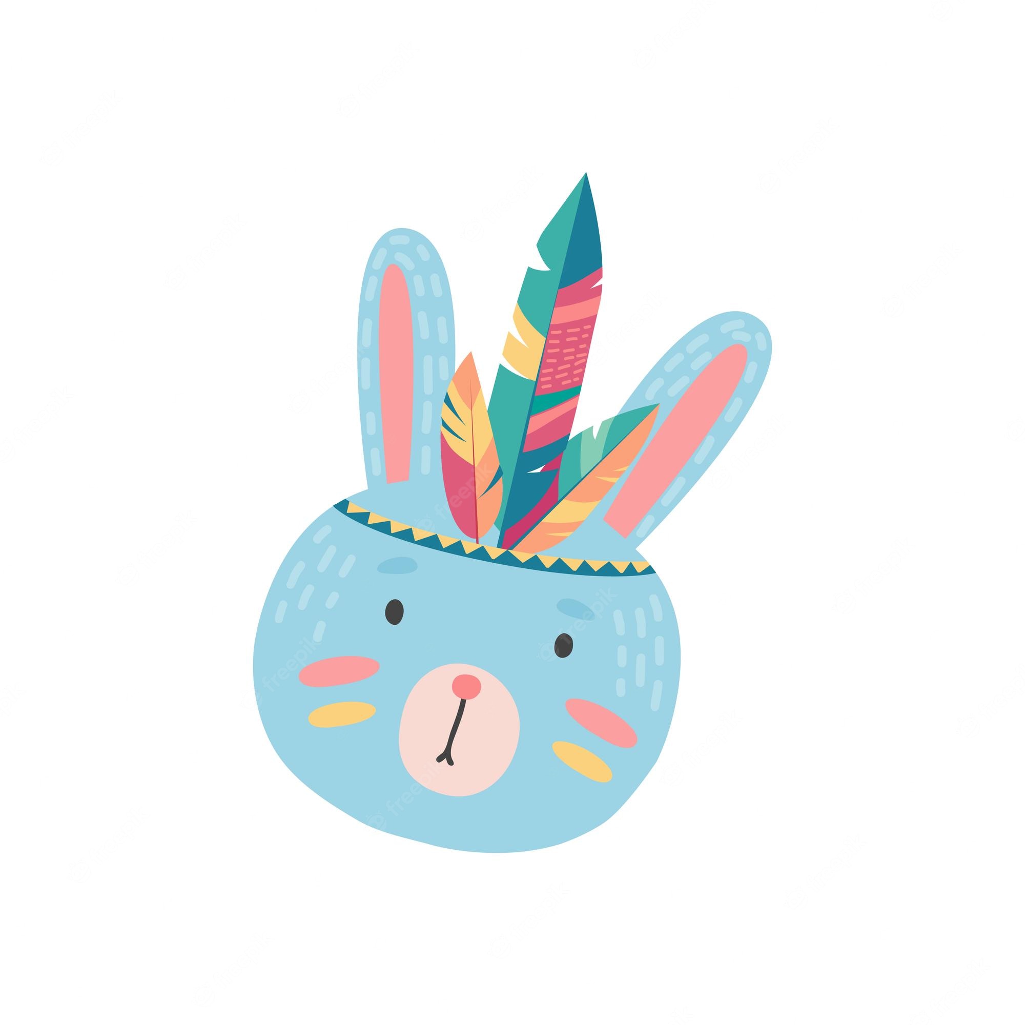 Rabbit mask Vectors & Illustrations for Free Download