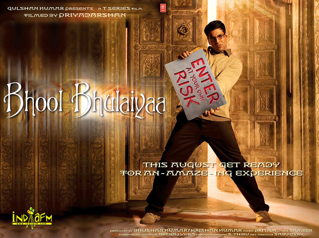 Bhool Bhulaiyaa 2007 Wallpaper. Bhool Bhulaiyaa 2007 HD Image. Photo Akshay Kumar 2