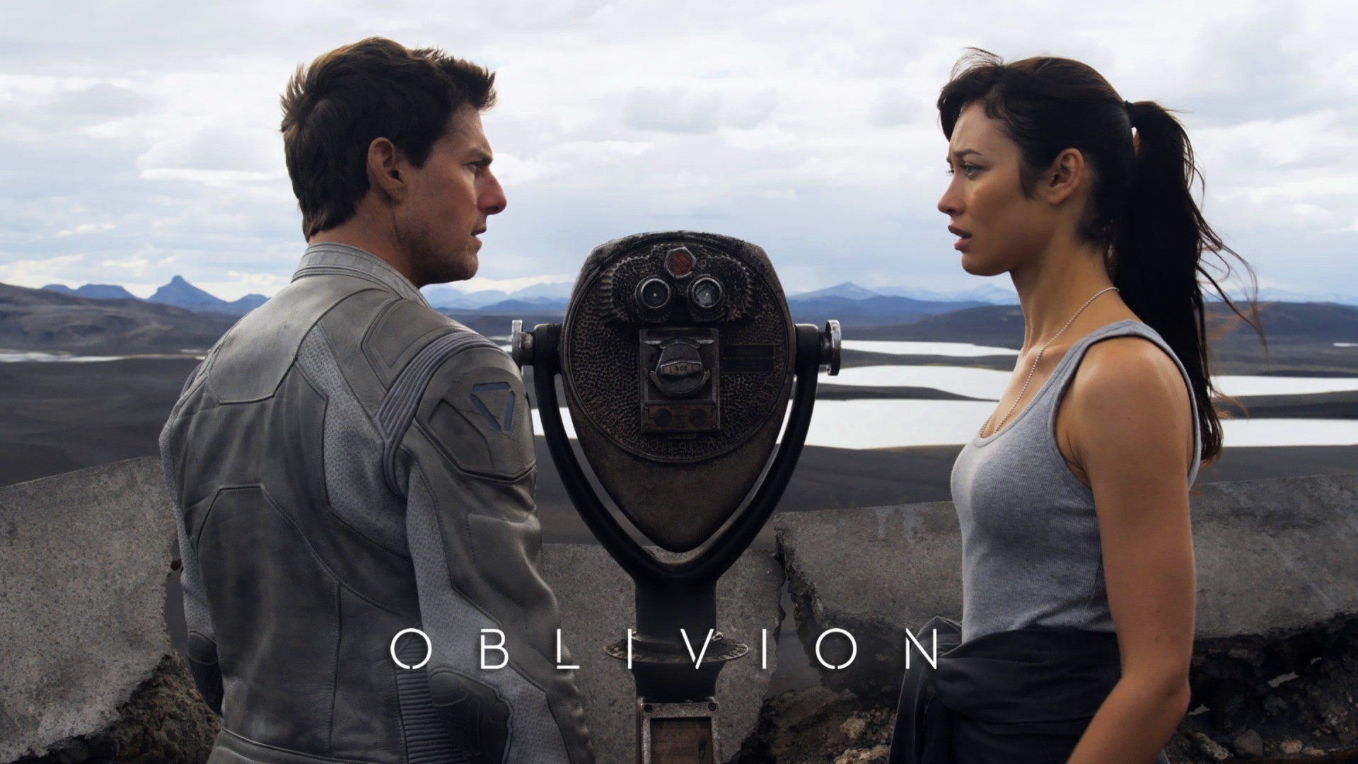 movies, Oblivion (movie), Tom Cruise, Olga Kurylenko Wallpaper HD / Desktop and Mobile Background