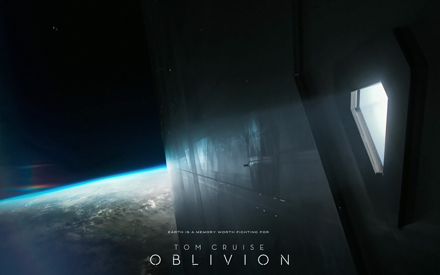 Oblivion Space The TET Tom Cruise wallpaperx1050