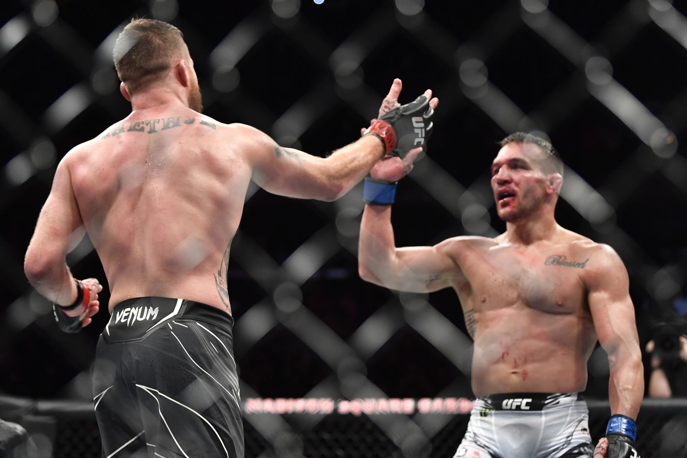 Justin Gaethje vs. Michael Chandler full fight video highlights