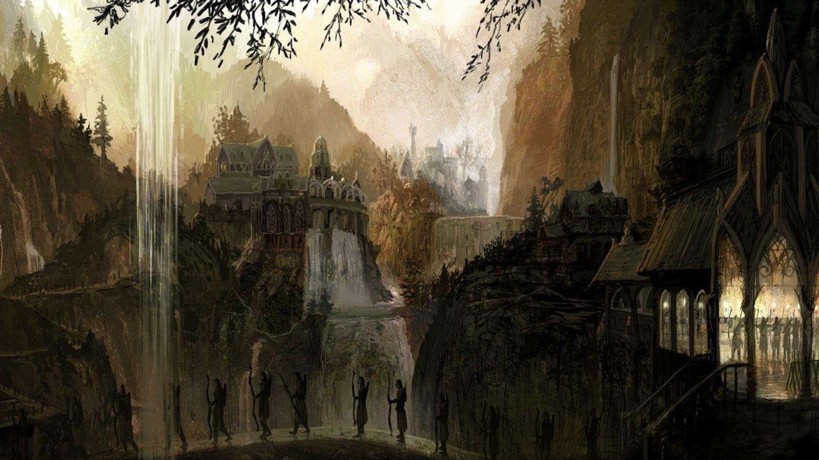 lord of the rings concept art wallpaper