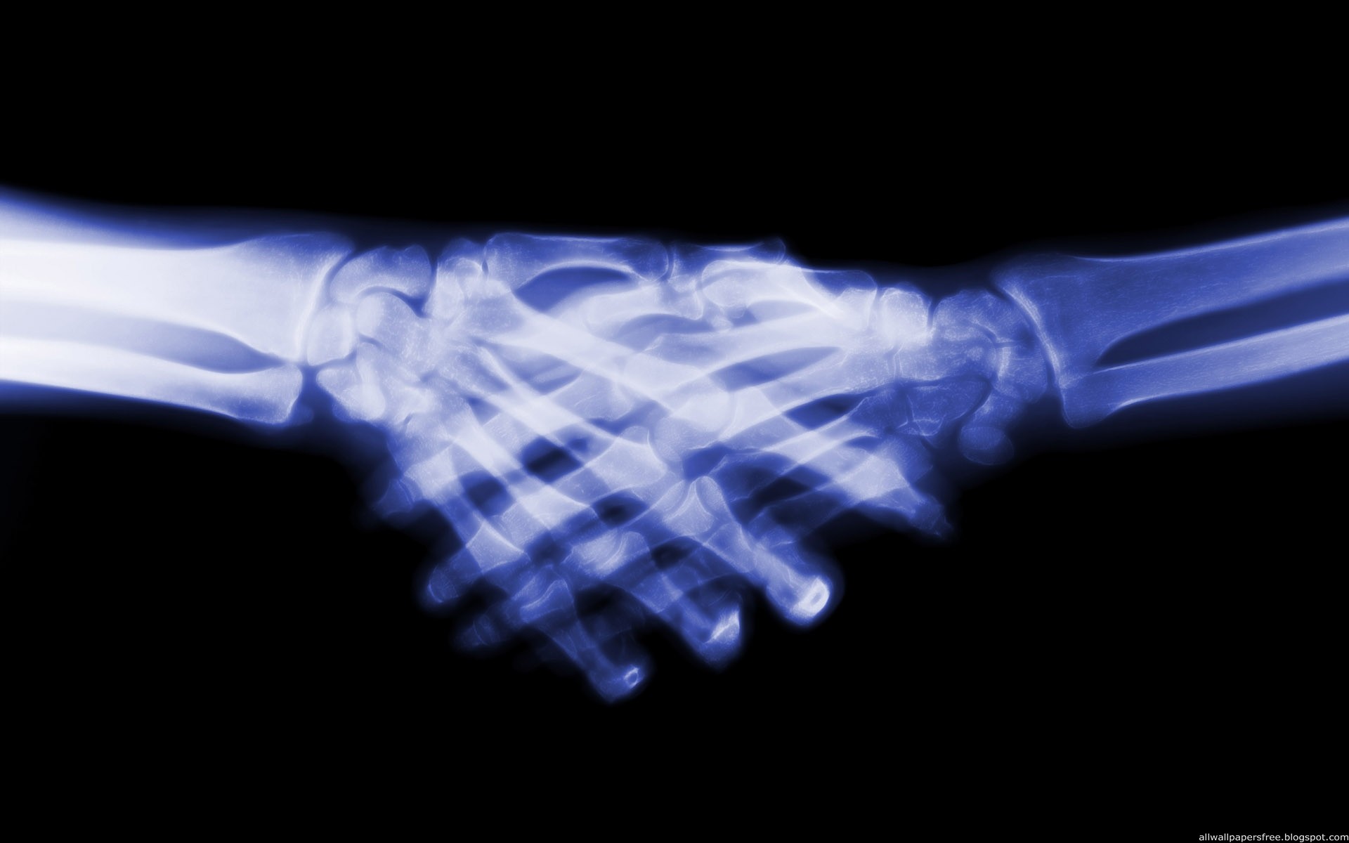 X Ray Wallpaper Ray Shaking Hands