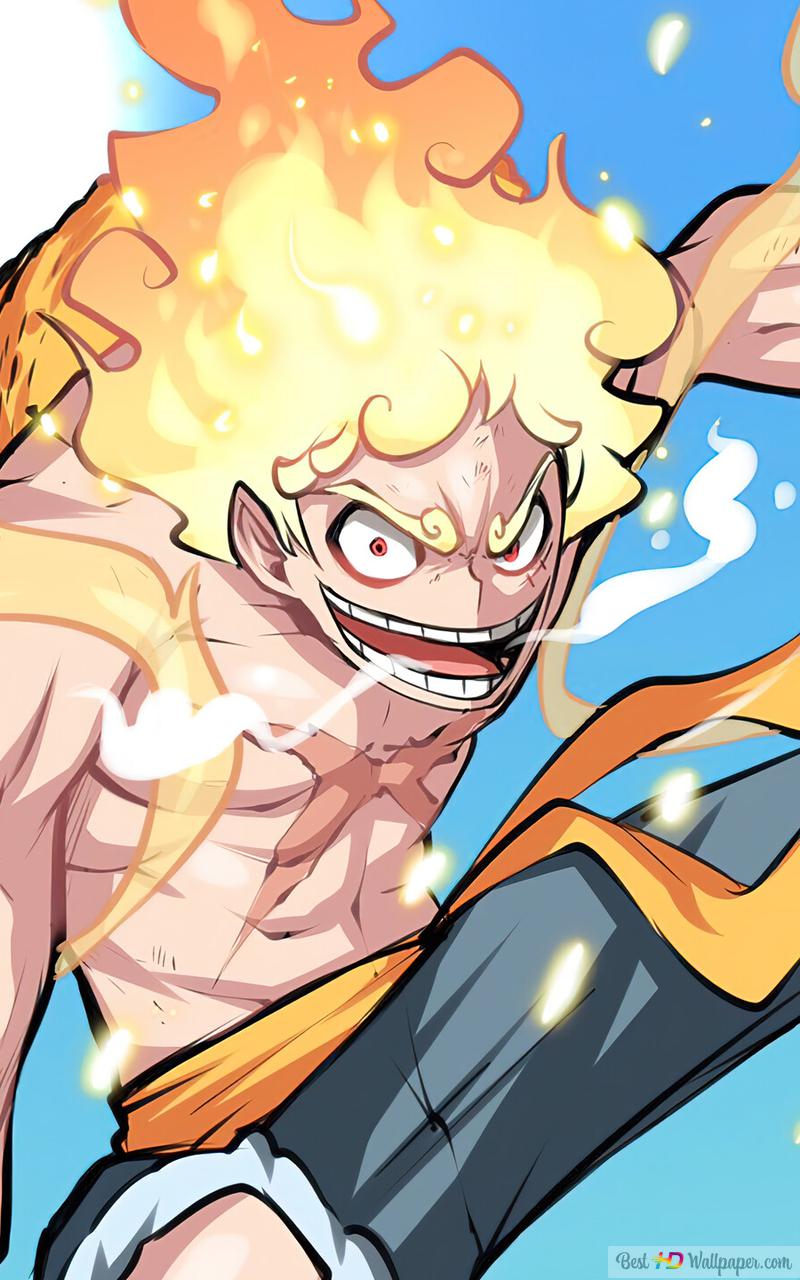 One Piece D. Luffy Gear 5 Joy Boy Awakening HD wallpaper download